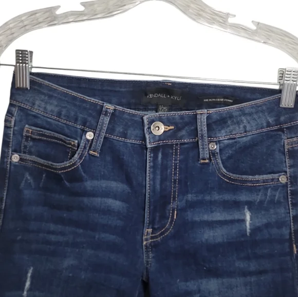Kendall & Kylie the ultra babe skinny low rise blye jeans size 1 - Picture 3 of 10